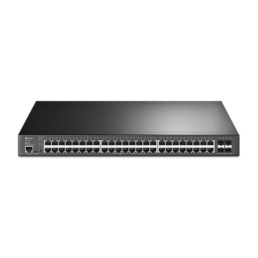 Комутатор мережевий TP-Link TL-SG3452X 48xGE 4x10GE/SFP+ L2 JetStream 19 Комутатор мережевий TP-Link TL-SG3452X 48xGE 4x10GE/SFP+ L2 JetStream 19