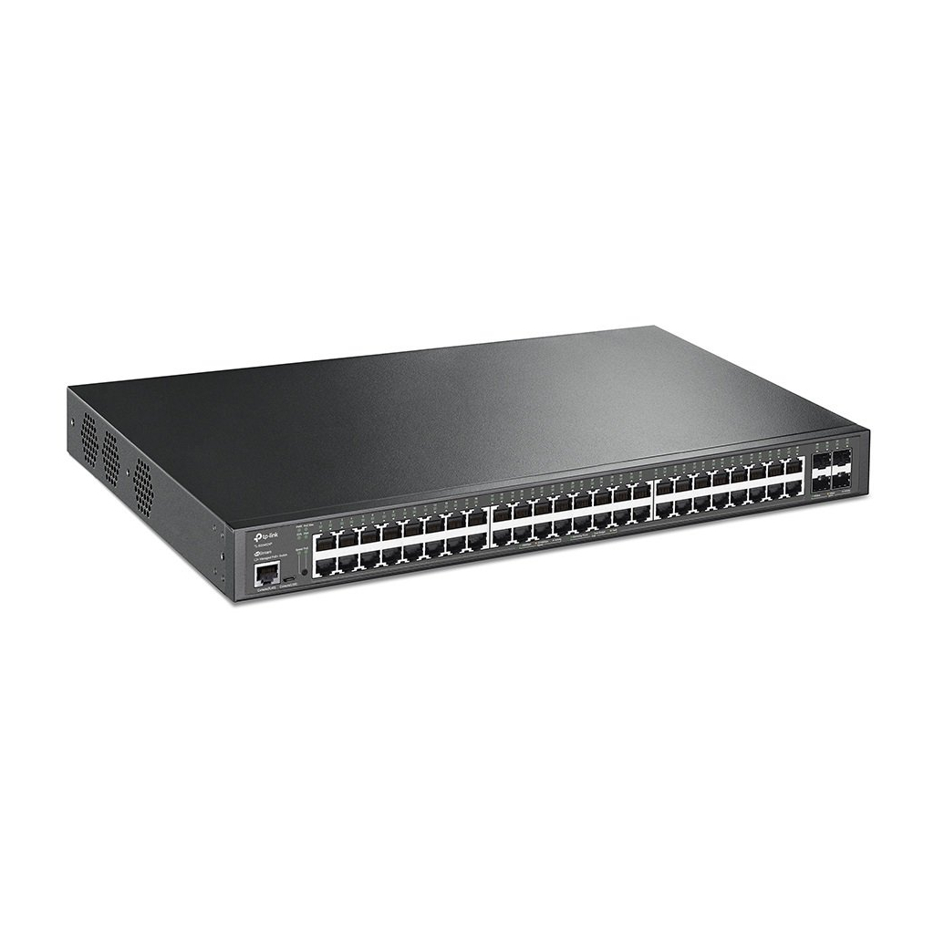 Комутатор мережевий TP-Link TL-SG3452X 48xGE 4x10GE/SFP+ L2 JetStream 19" 1U (TL-SG3452X) - фото 2 Комутатор мережевий TP-Link TL-SG3452X 48xGE 4x10GE/SFP+ L2 JetStream 19" 1U (TL-SG3452X) - фото 2