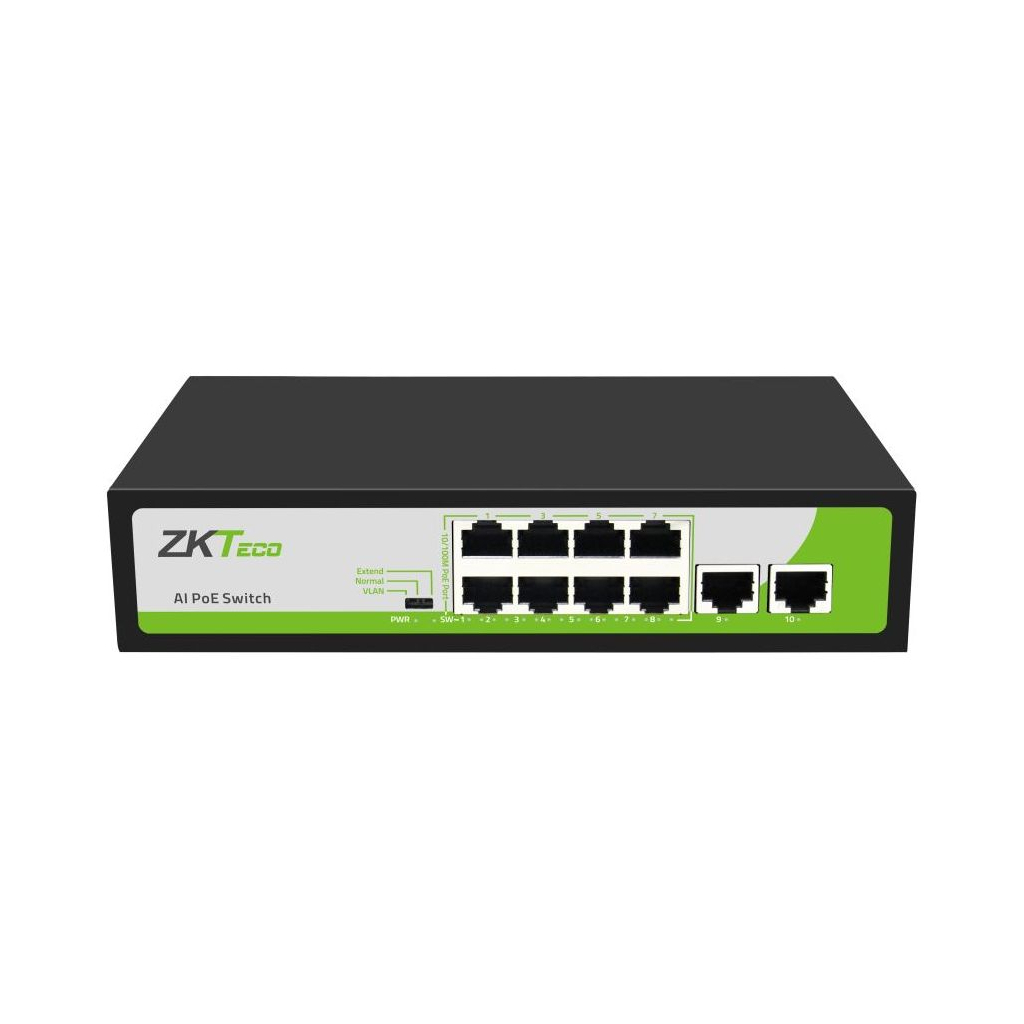 Комутатор мережевий ZKTeco ZK-PoE82N-120W - фото 1