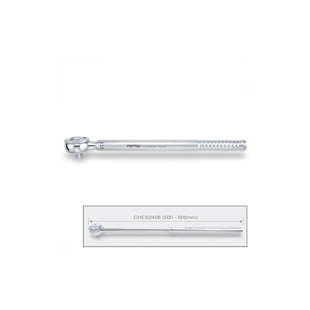 Тріскачка Toptul телескопічна 3/4" 500-800 мм (CHES2408) - фото 2 Тріскачка Toptul телескопічна 3/4" 500-800 мм (CHES2408) - фото 2