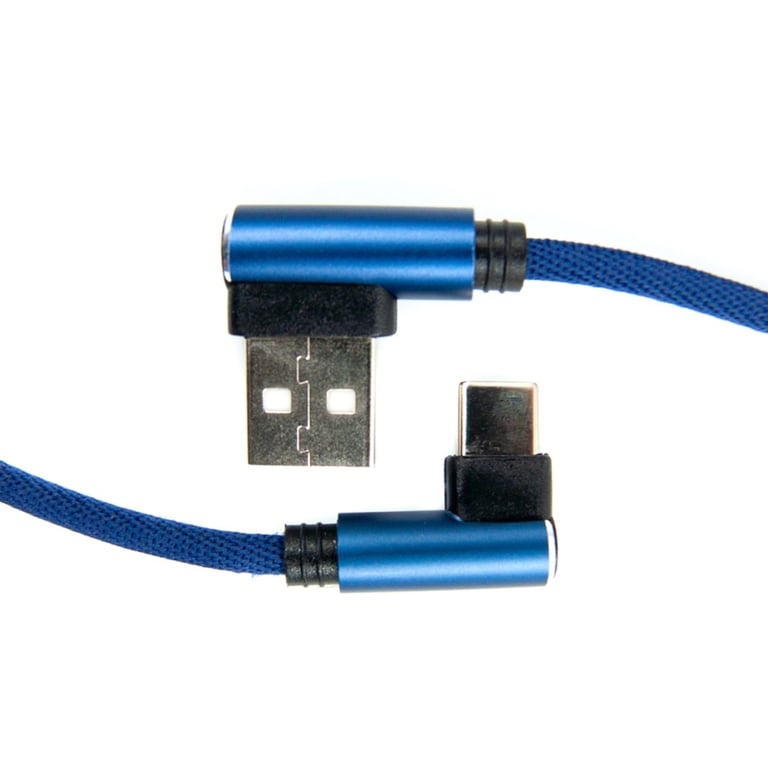 Дата кабель USB 2.0 AM to USB-C 0.25m blue Dengos (NTK-TC-UG-SHRT-SET-BLUE) - фото 2