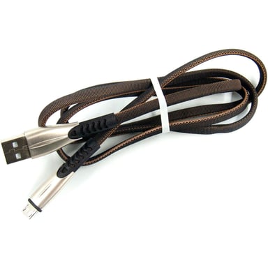 Дата кабель USB 2.0 AM to Micro 5P 1.0m black Dengos (PLS-M-PLSK-BLACK) - фото 1