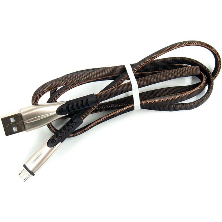Дата кабель USB 2.0 AM to Micro 5P 1.0m black Dengos (PLS-M-PLSK-BLACK) - фото 1