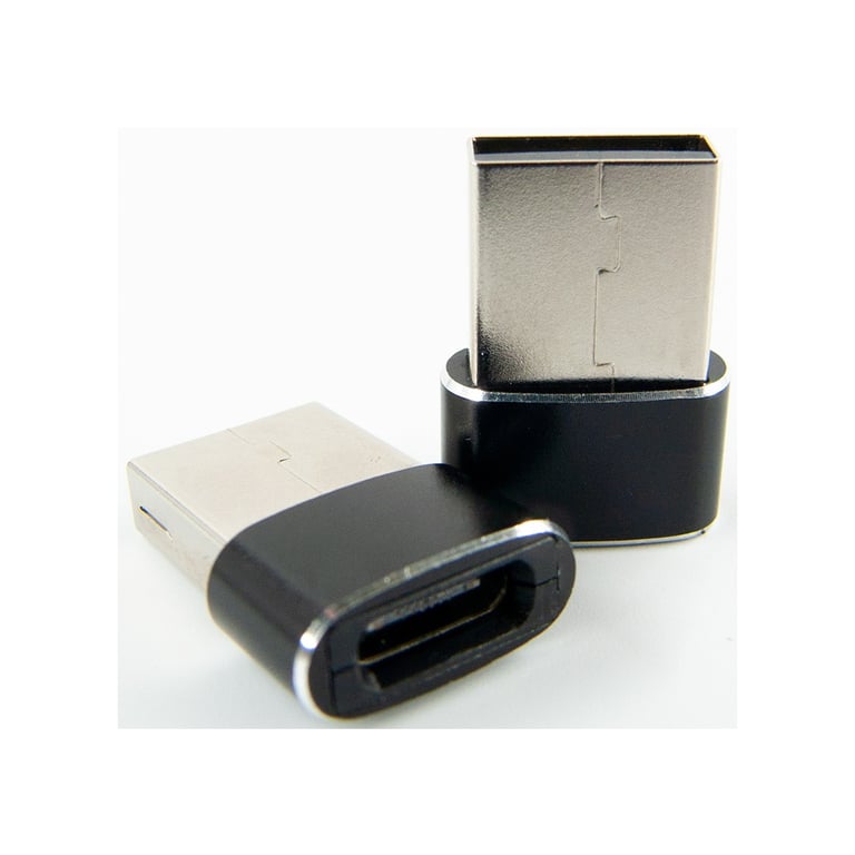 Перехідник Type-C (male) to USB (female) black Dengos (ADP-021) - фото 2