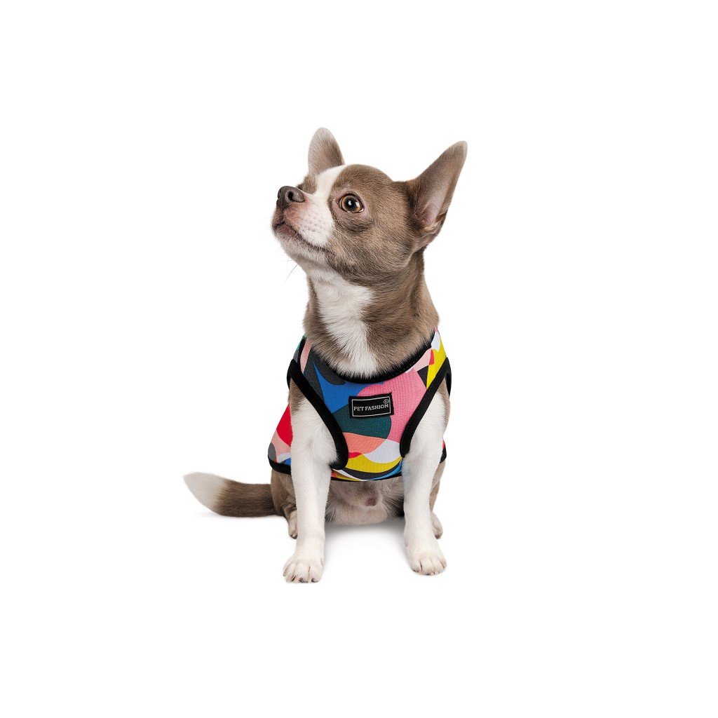 Борцівка для тварин Pet Fashion Cool M різнобарвна (4823082420193) - фото 3 Борцівка для тварин Pet Fashion Cool M різнобарвна (4823082420193) - фото 3