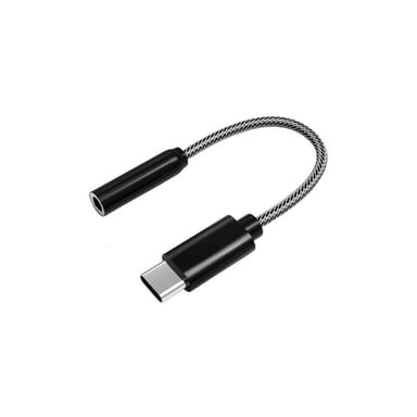 Перехідник Type-C to AUX3.5(F) DAC 0.1m black Atcom (15035) - фото 1