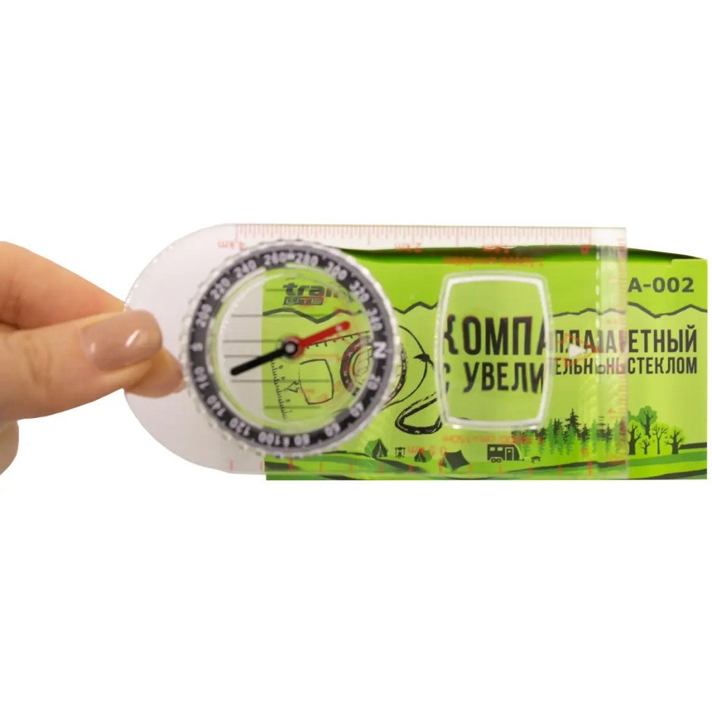Компас Tramp Lite зі збільшувальним склом (UTLA-002) - фото 2 Компас Tramp Lite зі збільшувальним склом (UTLA-002) - фото 2