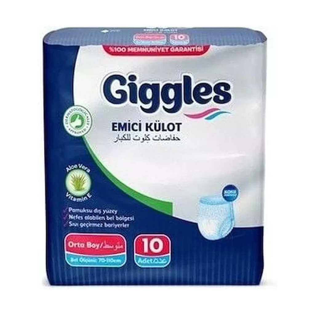 Підгузки для дорослих Giggles Medium (85-125 см) 10 шт (8680131205516) - фото 1 Підгузки для дорослих Giggles Medium (85-125 см) 10 шт (8680131205516) - фото 1