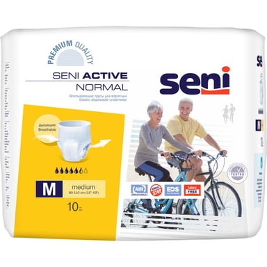 Підгузки для дорослих Seni Active Normal Medium 10 шт (5900516693046) - фото 1