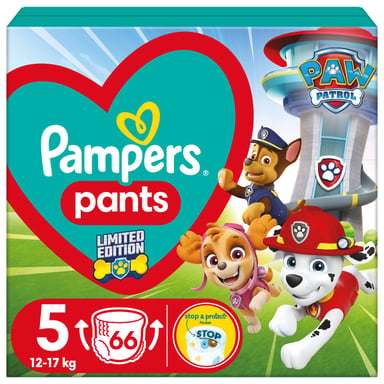 Підгузки Pampers Junior Розмір 5 (12-17кг) Paw Patrol 66 шт (8006540863619) - фото 1