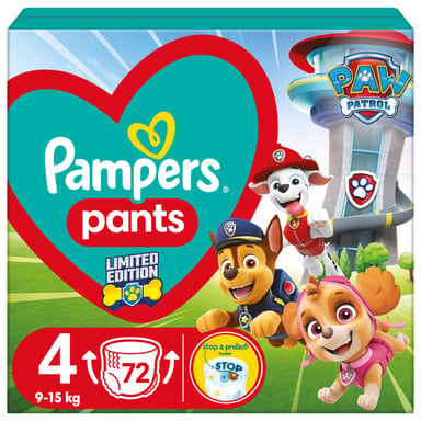 Підгузки Pampers Maxi Розмір 4 (9-15 кг) Paw Patrol 72 шт (8006540863572) - фото 1