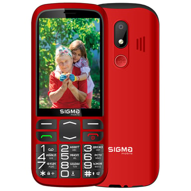 Мобільний телефон Sigma Comfort 50 Optima Type-C Red (4827798122327) - фото 1