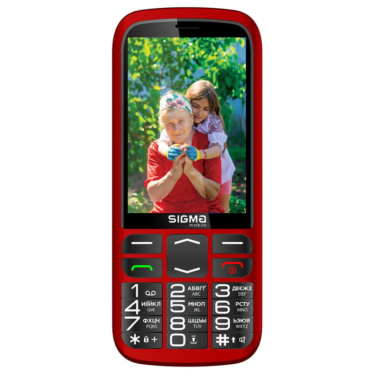Мобільний телефон Sigma Comfort 50 Optima Type-C Red (4827798122327) - фото 2