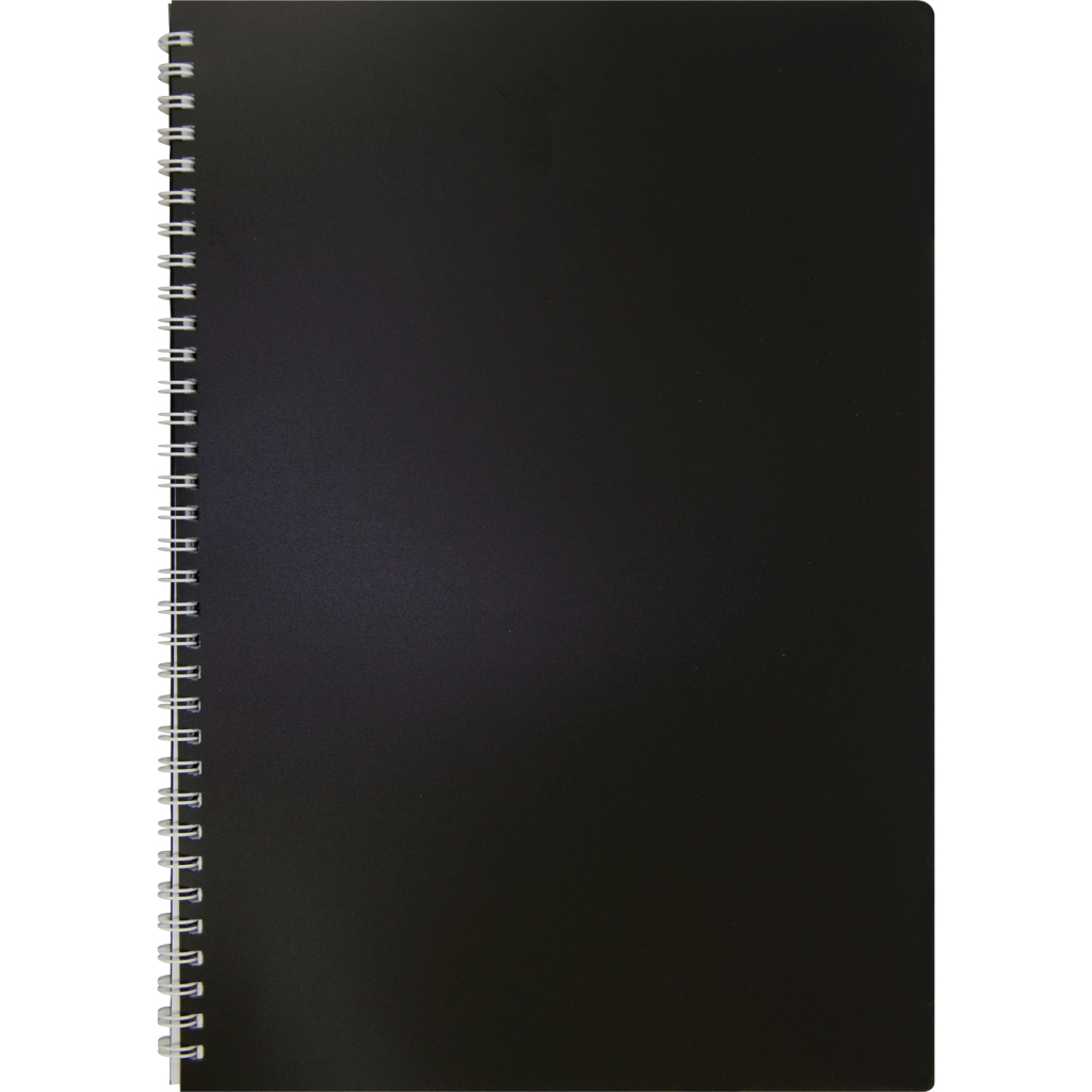 Зошит Buromax Classic А4 у клітинку 80 аркушів Чорний (BM.2446-001) - фото 1 Зошит Buromax Classic А4 у клітинку 80 аркушів Чорний (BM.2446-001) - фото 1