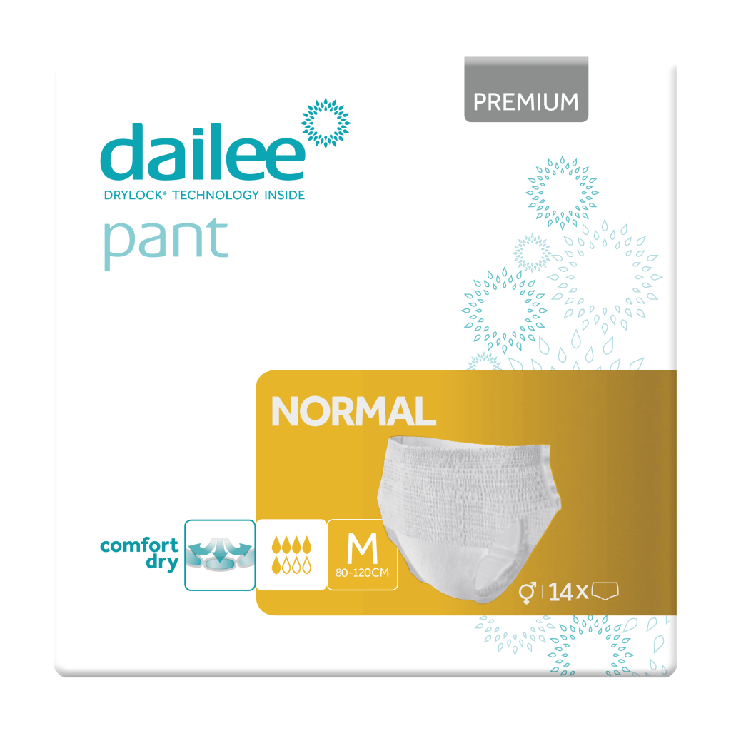 Підгузки для дорослих Dailee Pant Premium Normal M 14 шт (8595611625619) Підгузки для дорослих Dailee Pant Premium Normal M 14 шт (8595611625619)