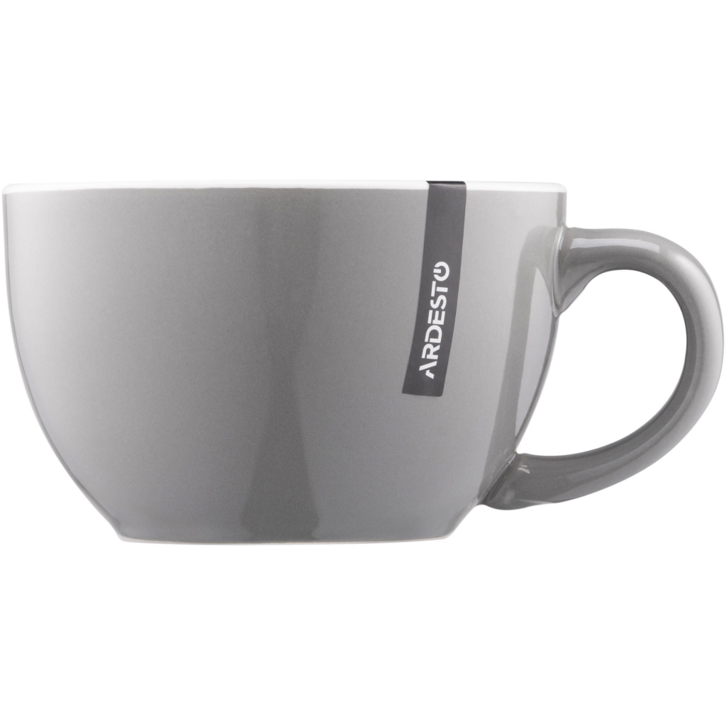 Чашка Ardesto Merino 480 мл Grey (AR3486GY) - фото 1