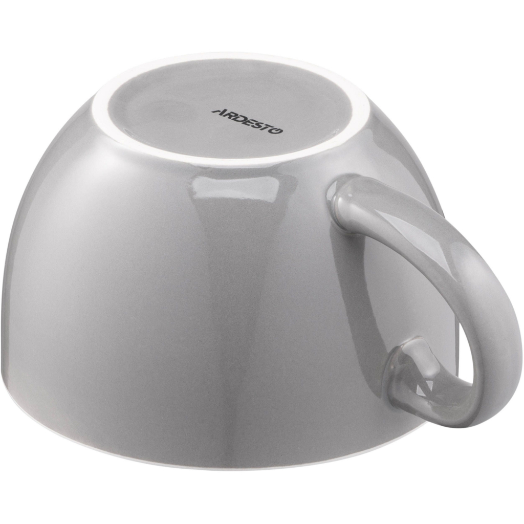 Чашка Ardesto Merino 480 мл Grey (AR3486GY) - фото 2 Чашка Ardesto Merino 480 мл Grey (AR3486GY) - фото 2