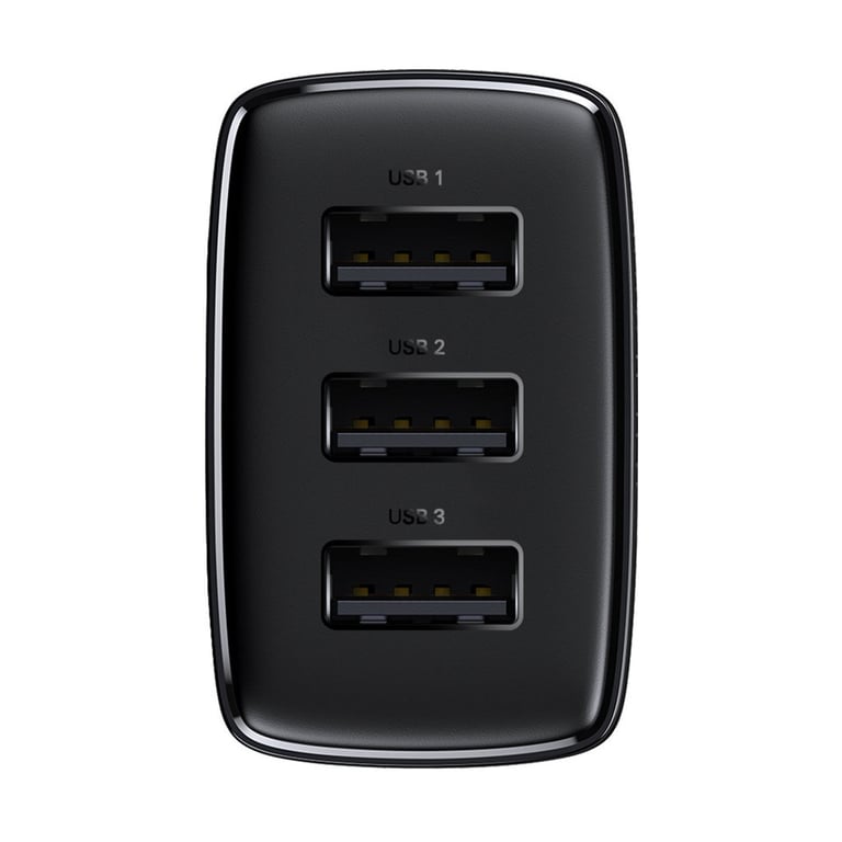 Зарядний пристрій Baseus Compact Charger 3U Black (CCXJ020101) - фото 3