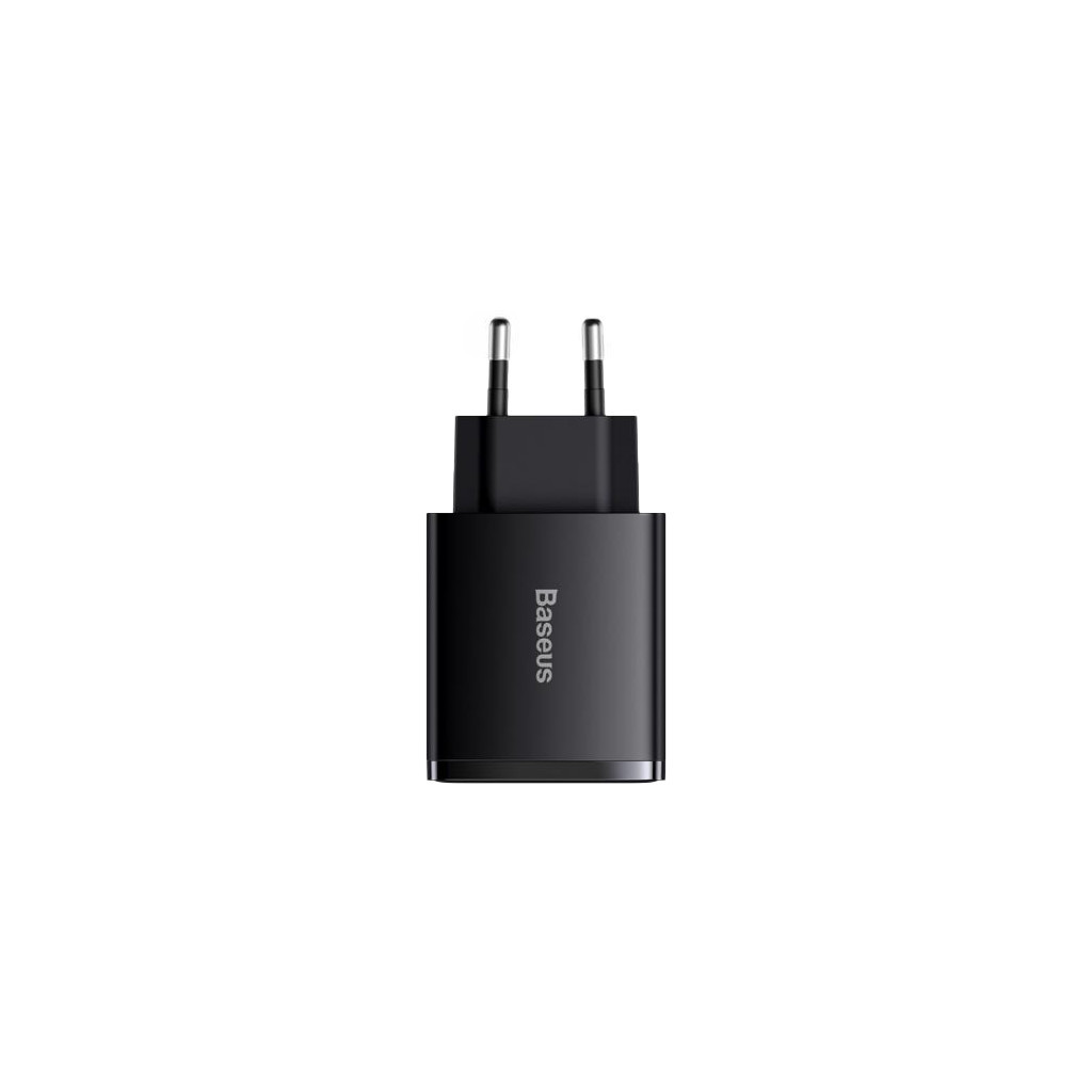 Зарядний пристрій Baseus Compact Quick Charger 2U+C (CCXJ-E01) - фото 1