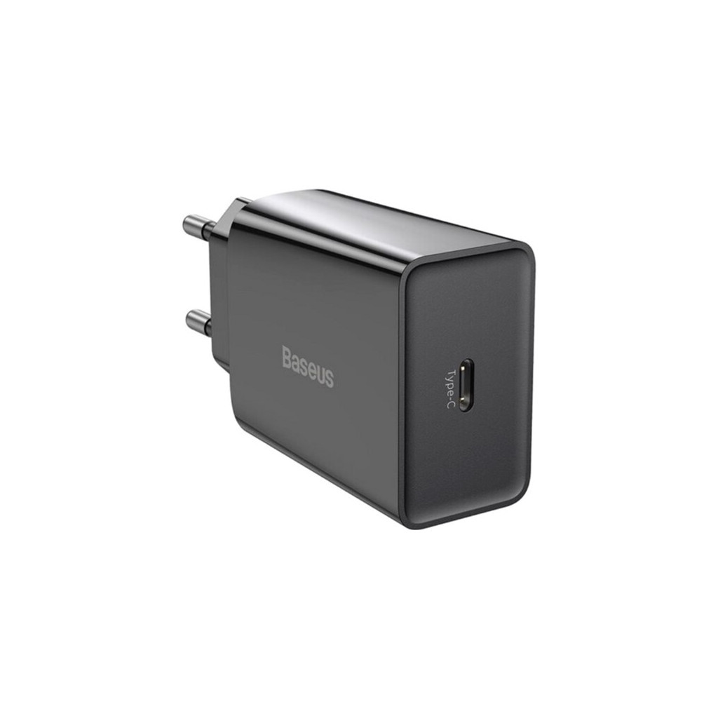 Зарядний пристрій Baseus Speed Mini Quick Charger Black (CCFS-SN01) - фото 1