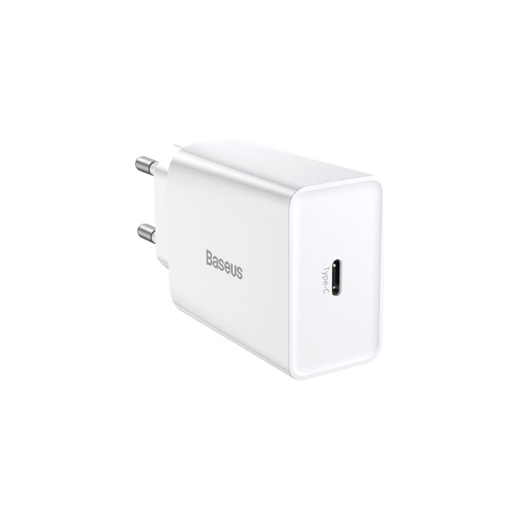 Зарядний пристрій Baseus Speed Mini Quick Charger White (CCFS-SN02) - фото 1