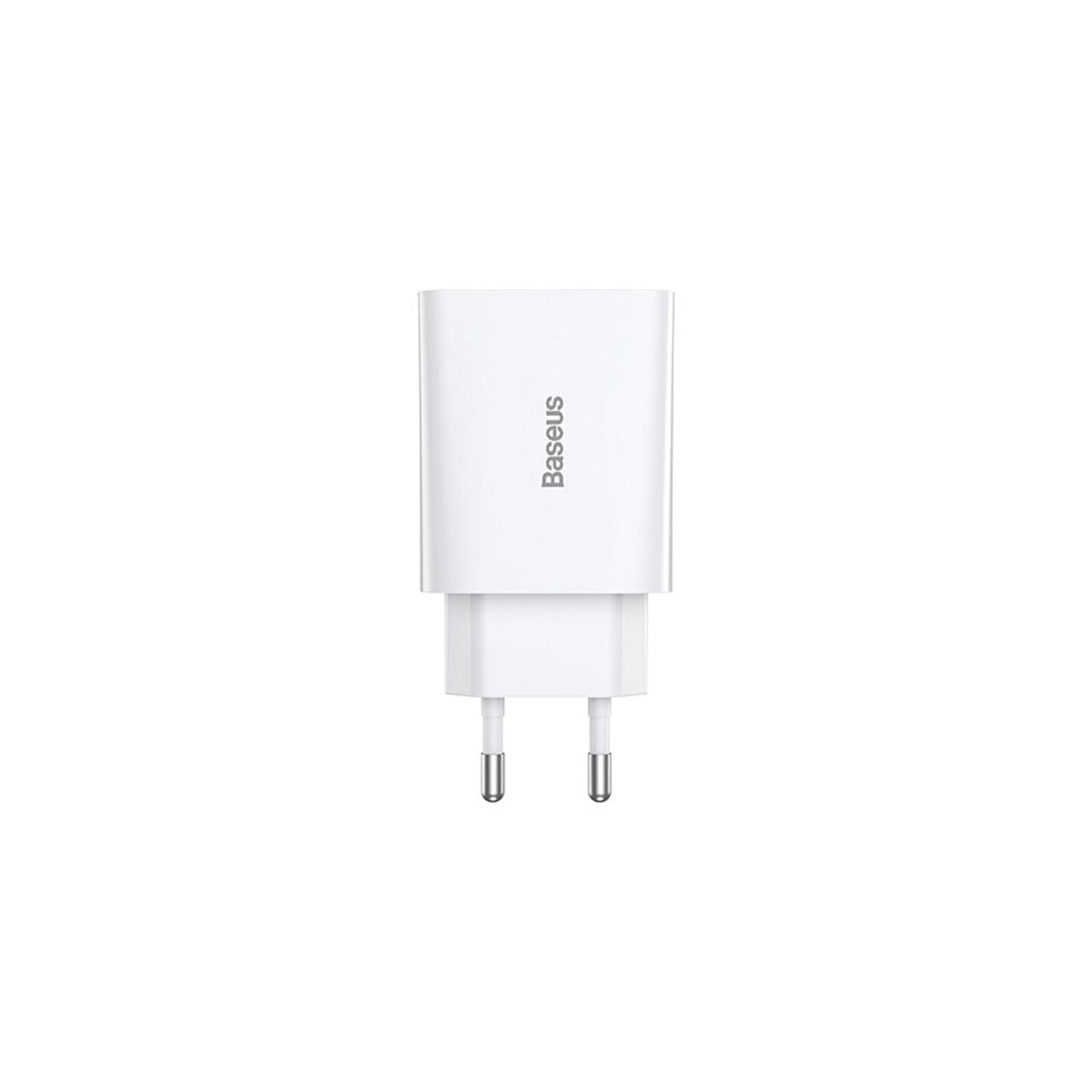 Зарядний пристрій Baseus Speed Mini Quick Charger White (CCFS-SN02) - фото 4 Зарядний пристрій Baseus Speed Mini Quick Charger White (CCFS-SN02) - фото 4