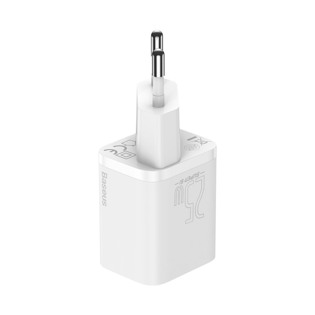 Зарядний пристрій Baseus Super Si Quick Charger 1C White (CCSP020102) - фото 2 Зарядний пристрій Baseus Super Si Quick Charger 1C White (CCSP020102) - фото 2