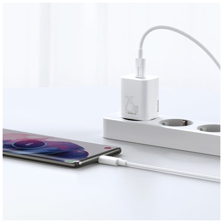 Зарядний пристрій Baseus Super Si Quick Charger 1C White (CCSP020102) - фото 7