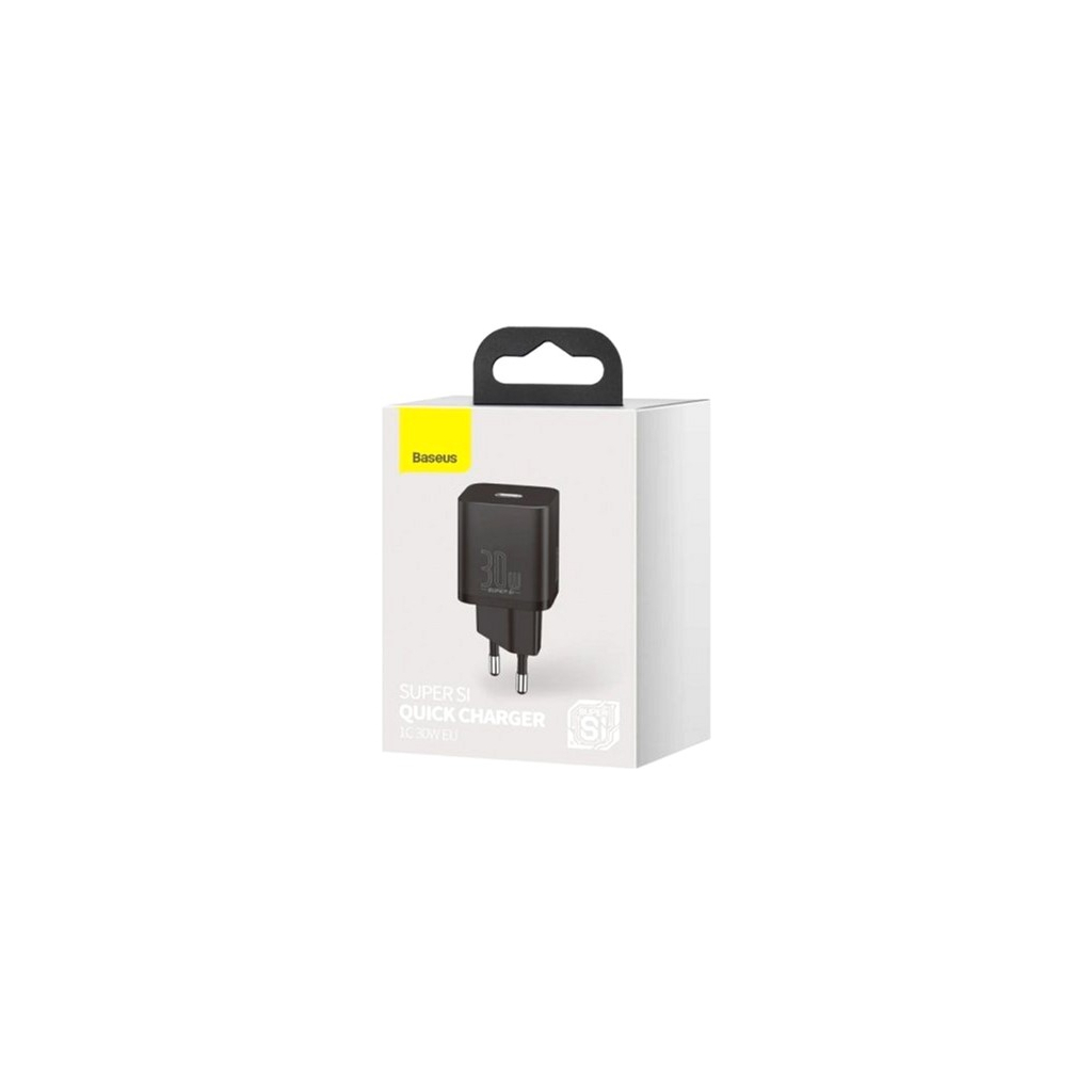 Зарядний пристрій Baseus Super Si quick charger IC 30W Black (CCSUP-J01) - фото 3 Зарядний пристрій Baseus Super Si quick charger IC 30W Black (CCSUP-J01) - фото 3