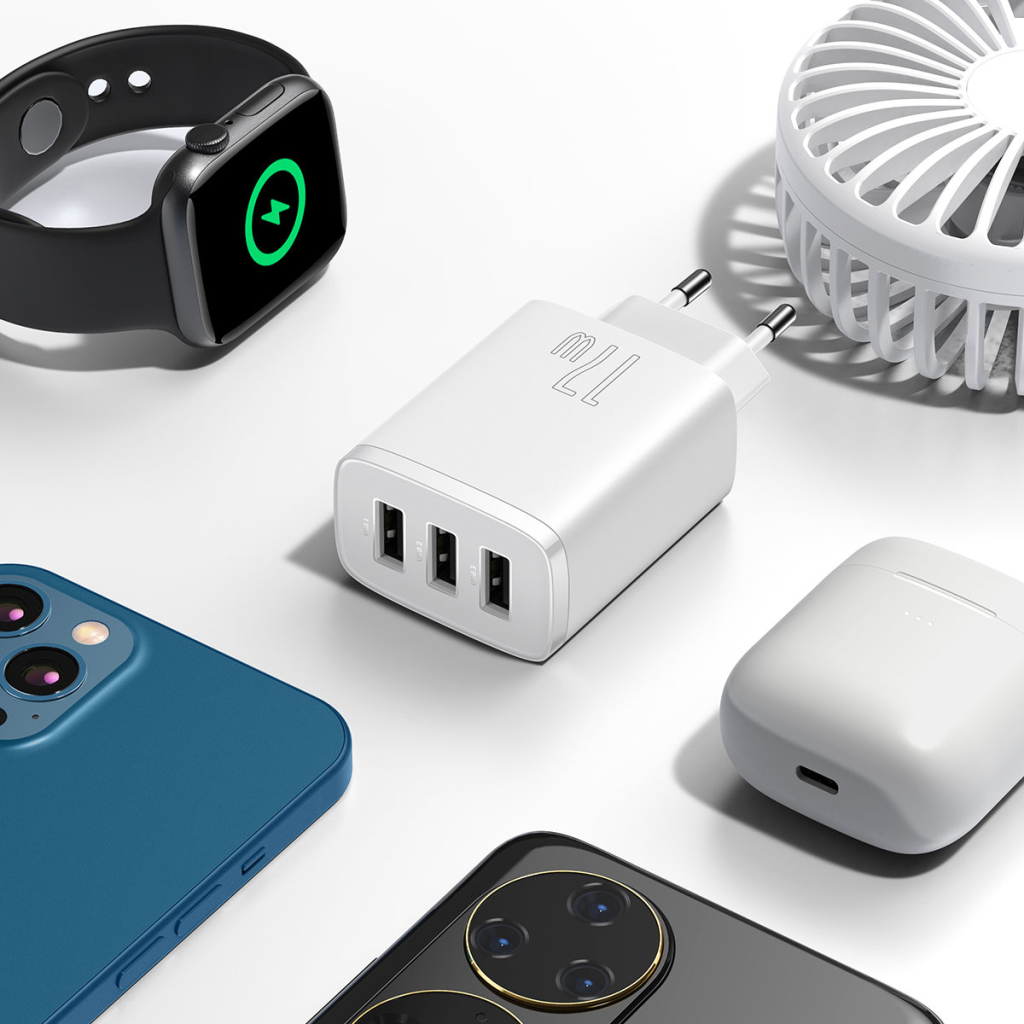 Зарядний пристрій Baseus White (CCXJ020102) - фото 7 Зарядний пристрій Baseus White (CCXJ020102) - фото 7