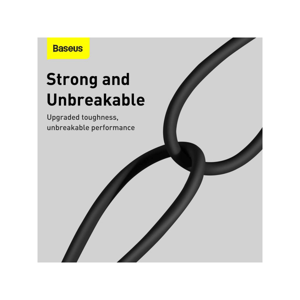 Дата кабель USB 2.0 AM to Lightning 1.0m 2.4A Superior Series Black Baseus (CALYS-A01) - фото 11 Дата кабель USB 2.0 AM to Lightning 1.0m 2.4A Superior Series Black Baseus (CALYS-A01) - фото 11