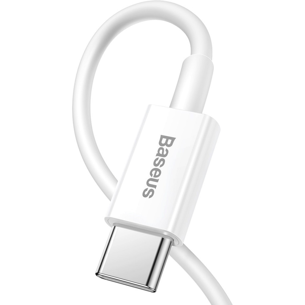 Дата кабель USB-C to Lightning 1.0m 20W Superior Series White Baseus (CATLYS-A02) - фото 3 Дата кабель USB-C to Lightning 1.0m 20W Superior Series White Baseus (CATLYS-A02) - фото 3