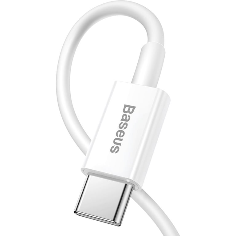 Дата кабель USB-C to Lightning 1.0m 20W Superior Series White Baseus (CATLYS-A02) - фото 3