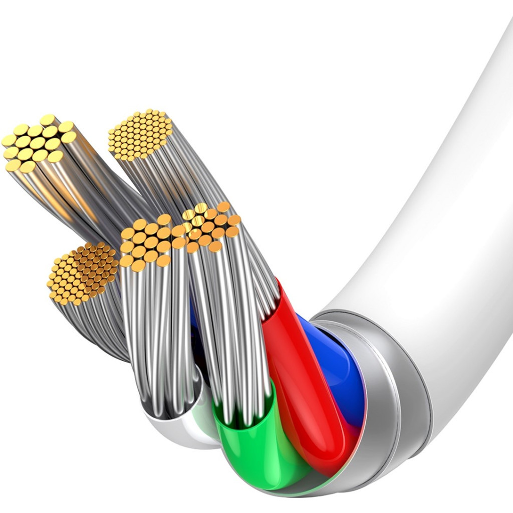 Дата кабель USB-C to Lightning 1.0m 20W Superior Series White Baseus (CATLYS-A02) - фото 5 Дата кабель USB-C to Lightning 1.0m 20W Superior Series White Baseus (CATLYS-A02) - фото 5