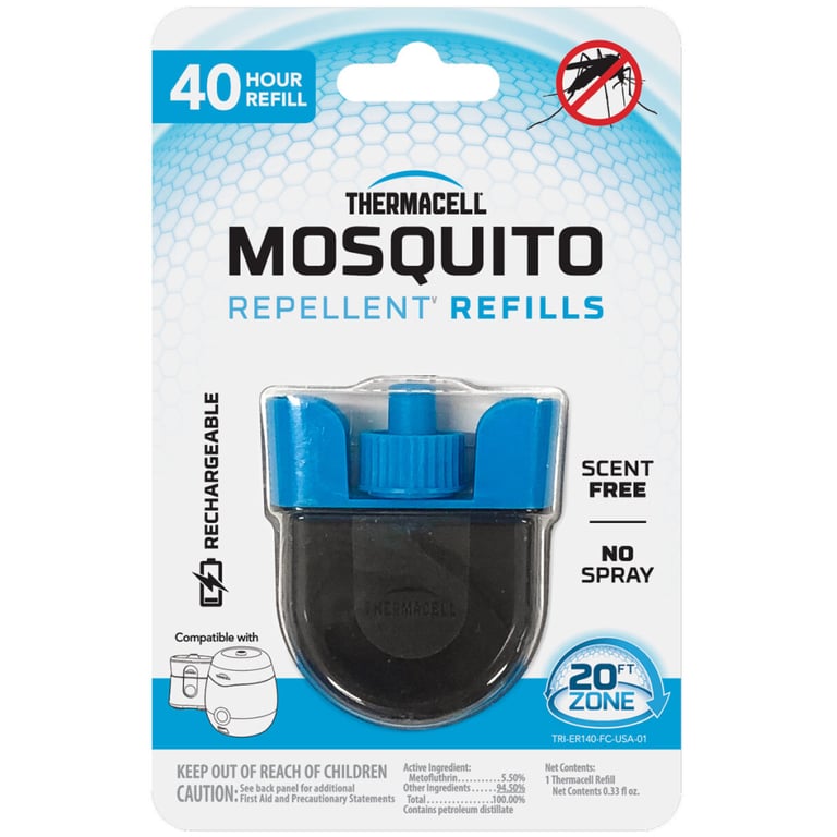 Рідина для фумігатора Тhermacell ER-140 Rechargeable Zone Mosquito Protection Refill 40 годин (1200.05.87)