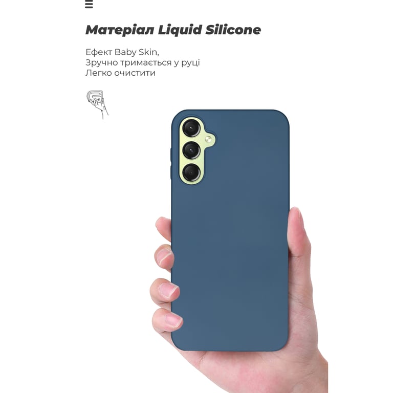 Чохол до мобільного телефона Armorstandart ICON Case Samsung A24 4G (A245) Dark Blue (ARM68002) - фото 7