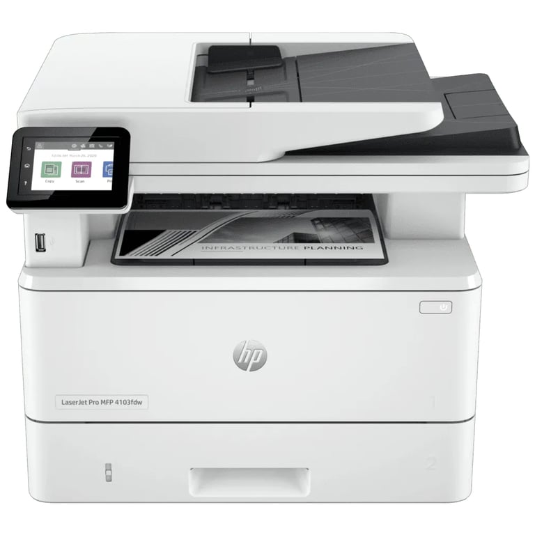 Багатофункціональний пристрій HP LaserJet Pro 4103fdw з WiFi (2Z629A) - фото 1