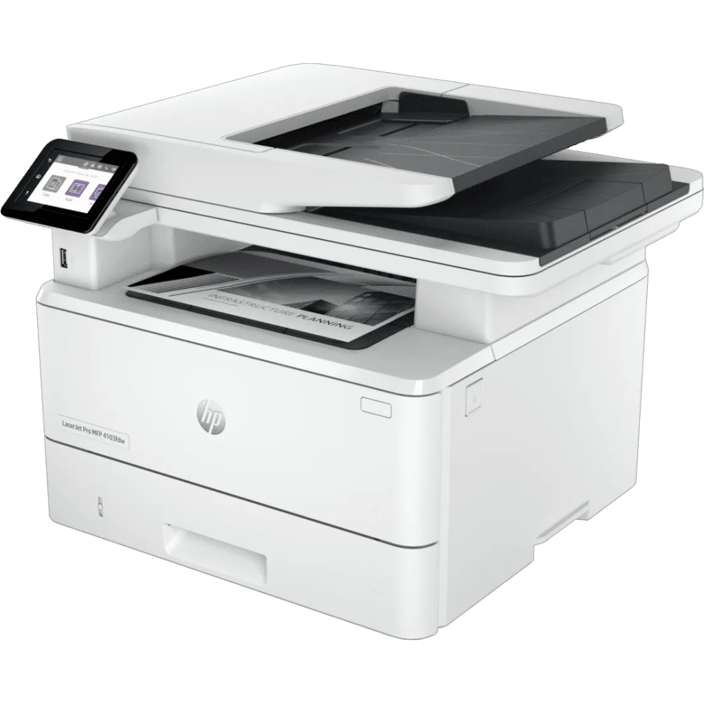 Багатофункціональний пристрій HP LaserJet Pro 4103fdw з WiFi (2Z629A) - фото 2 Багатофункціональний пристрій HP LaserJet Pro 4103fdw з WiFi (2Z629A) - фото 2