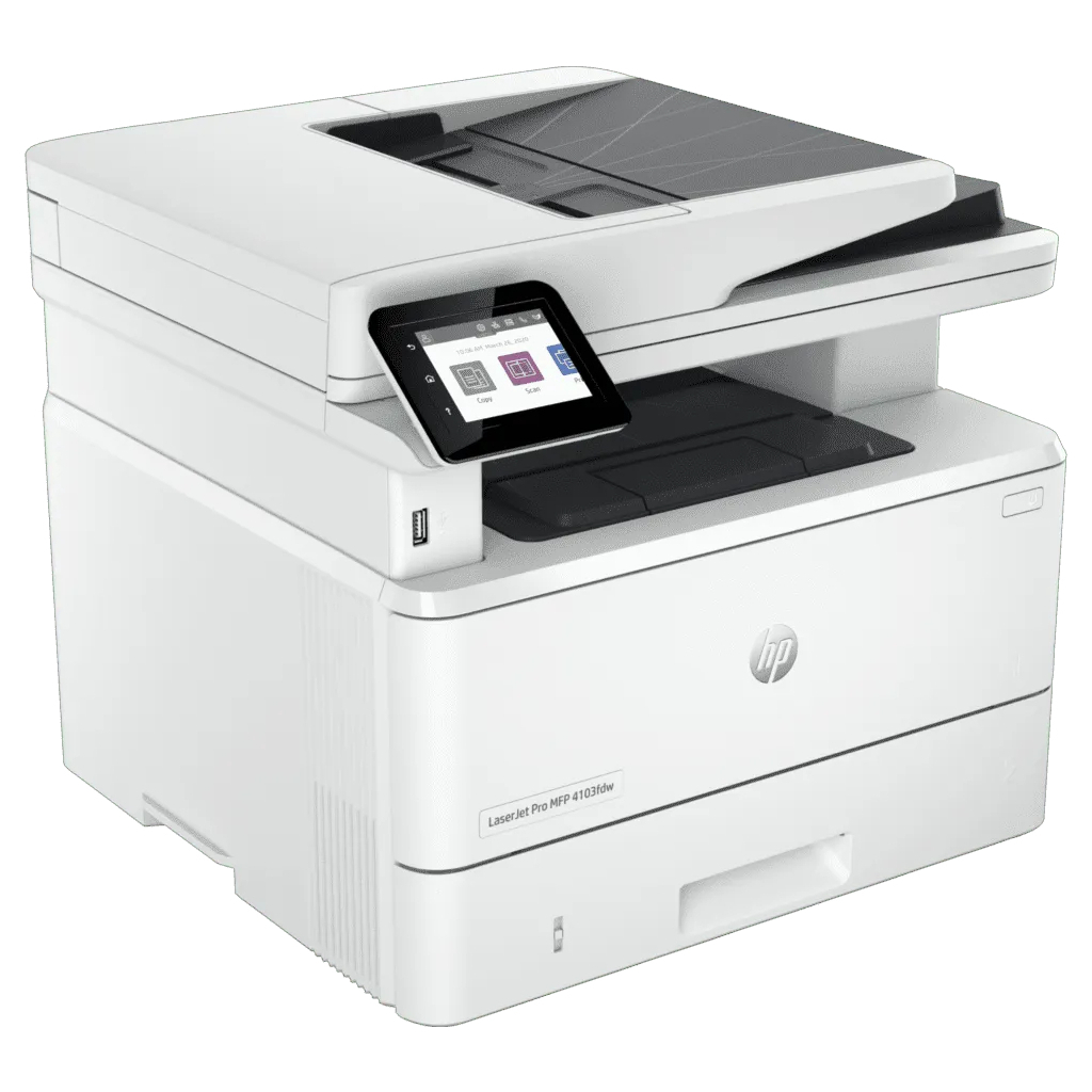 Багатофункціональний пристрій HP LaserJet Pro 4103fdw з WiFi (2Z629A) - фото 3 Багатофункціональний пристрій HP LaserJet Pro 4103fdw з WiFi (2Z629A) - фото 3