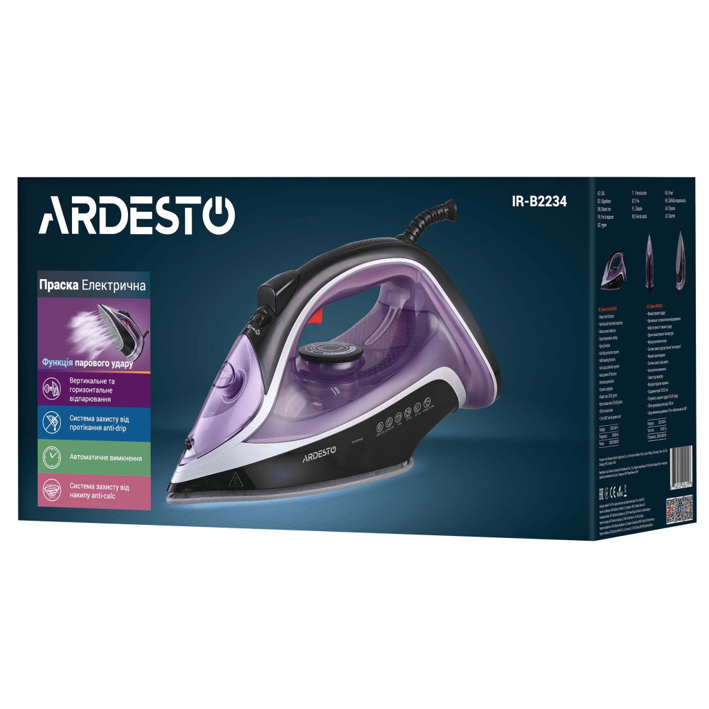 Праска Ardesto IR-B2234 - фото 9 Праска Ardesto IR-B2234 - фото 9