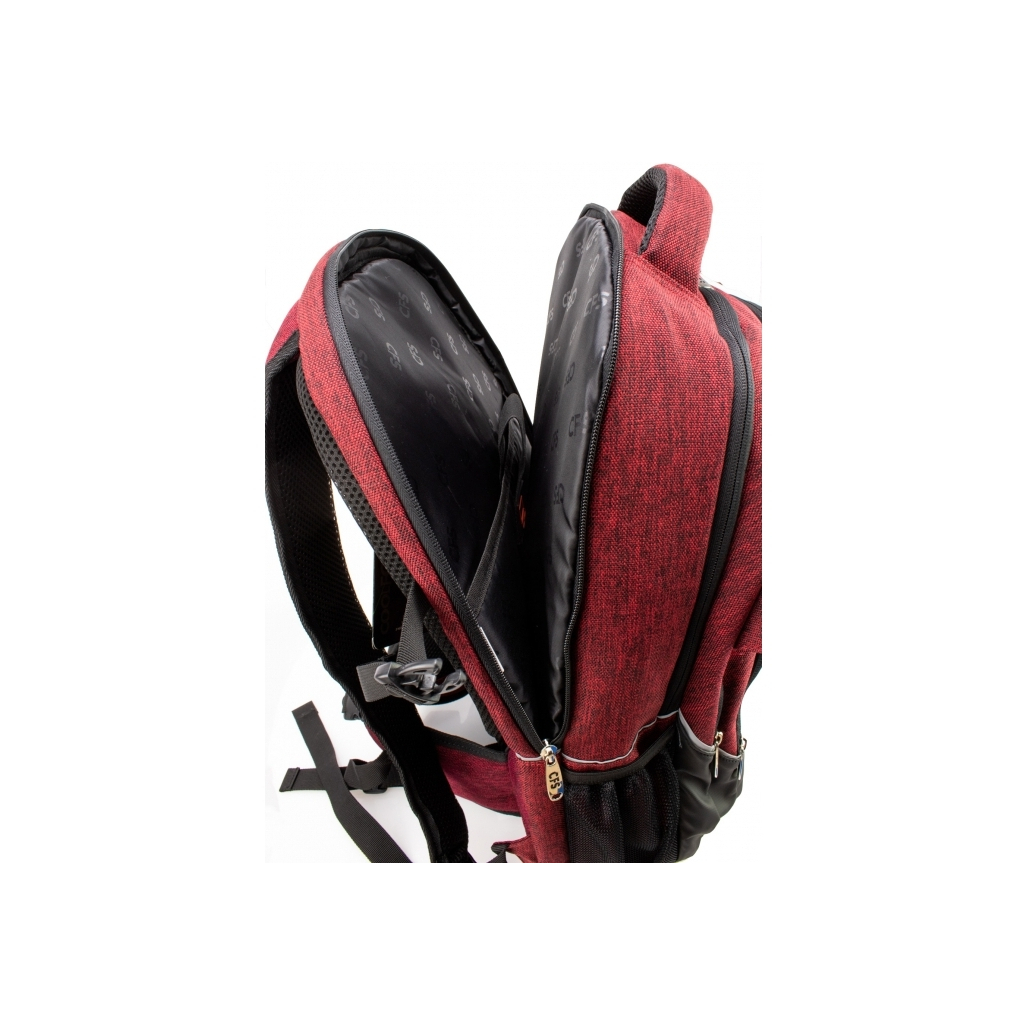 Рюкзак шкільний Cool For School Червоний з коричневим 175+ см (CF86745-03) - фото 5 Рюкзак шкільний Cool For School Червоний з коричневим 175+ см (CF86745-03) - фото 5