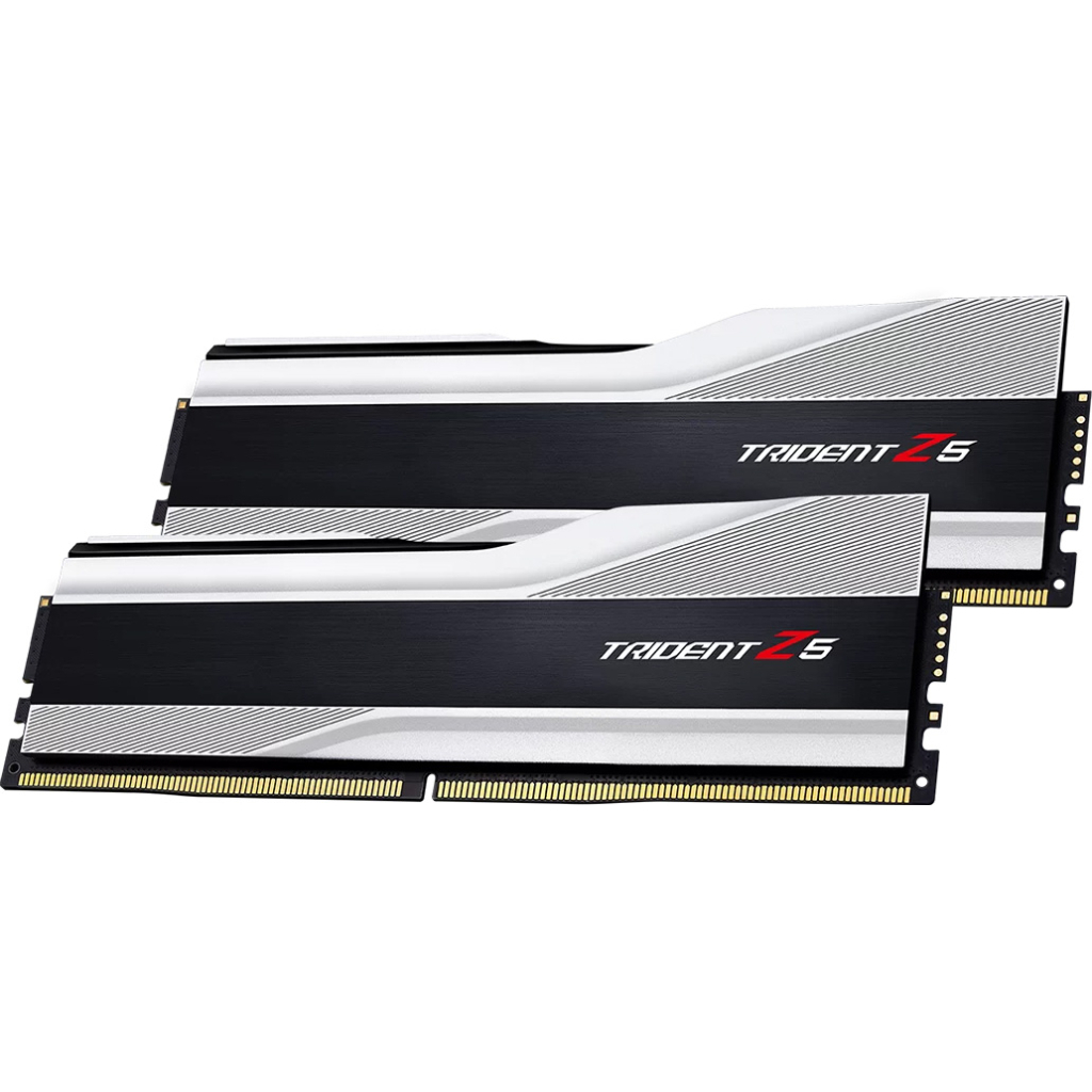 Модуль пам'яті для комп'ютера DDR5 64GB (2x32GB) 6000 MHz Trident Z5 Silver G.Skill (F5-6000J3238G32GX2-TZ5S) - фото 4 Модуль пам'яті для комп'ютера DDR5 64GB (2x32GB) 6000 MHz Trident Z5 Silver G.Skill (F5-6000J3238G32GX2-TZ5S) - фото 4