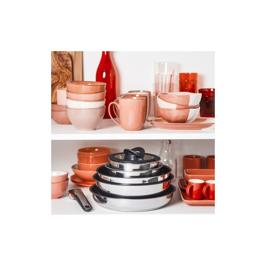 Набір посуду Tefal Ingenio Emotion 10 предметів (L897SA74) - фото 8 Набір посуду Tefal Ingenio Emotion 10 предметів (L897SA74) - фото 8