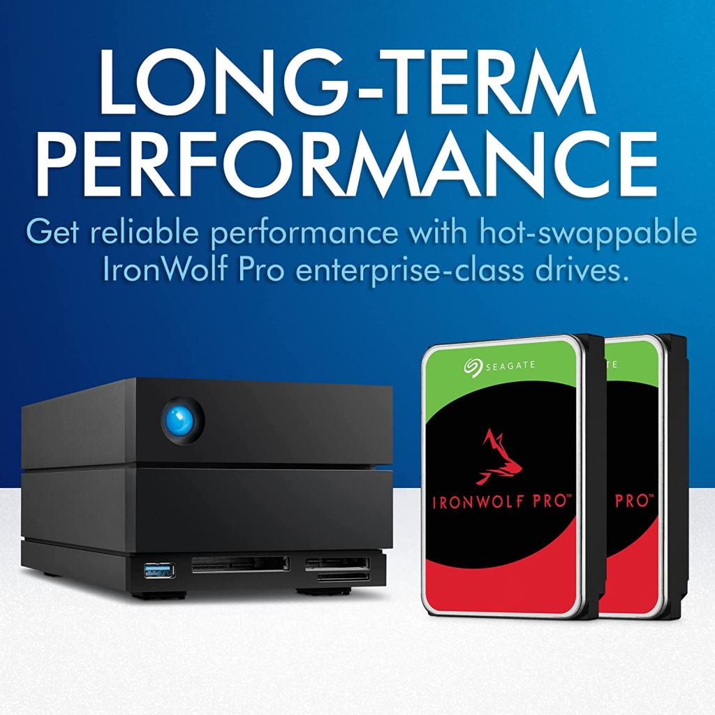 Зовнішній жорсткий диск 3.5" 20TB LaCie (STLG20000400) - фото 5 Зовнішній жорсткий диск 3.5" 20TB LaCie (STLG20000400) - фото 5