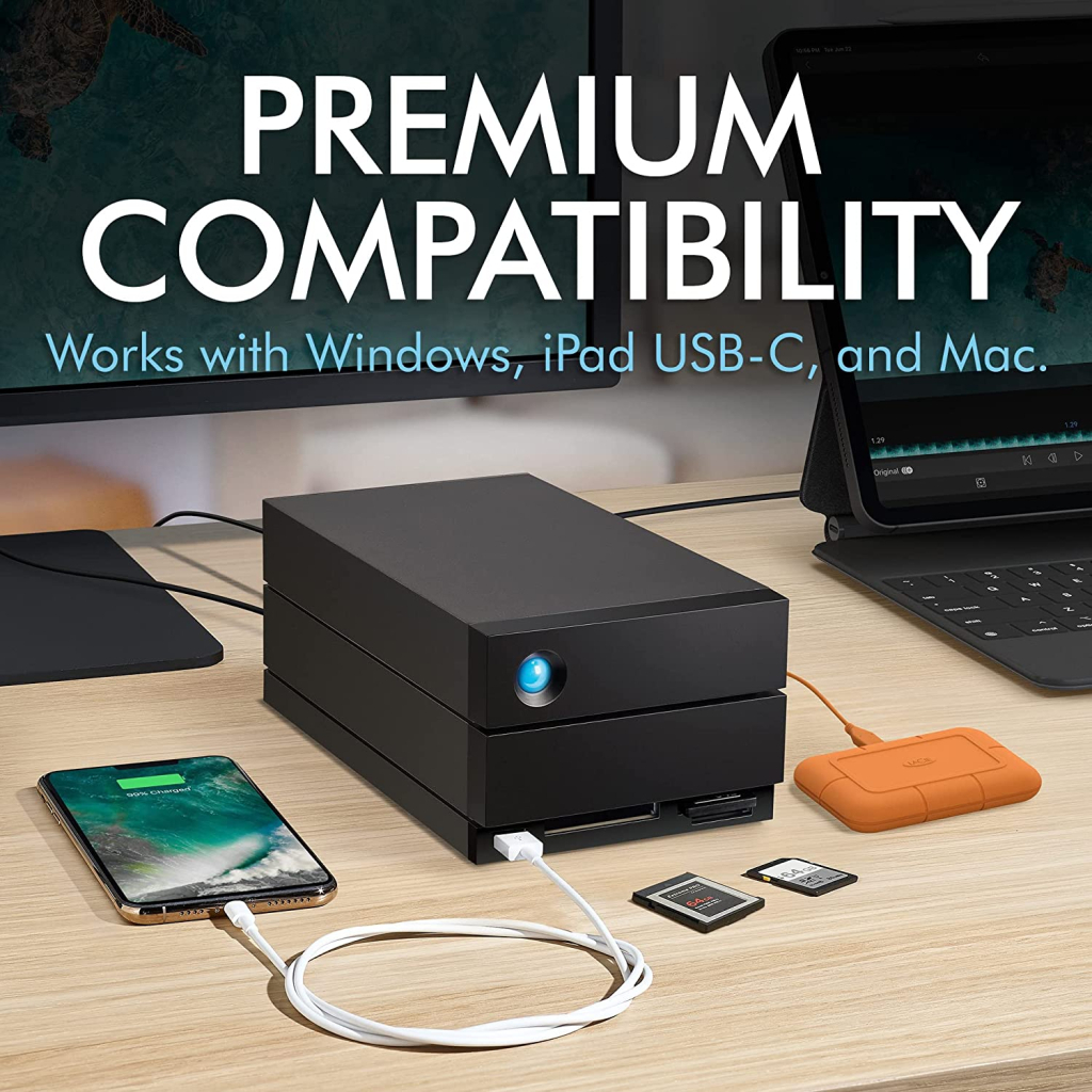 Зовнішній жорсткий диск 3.5" 20TB LaCie (STLG20000400) - фото 6 Зовнішній жорсткий диск 3.5" 20TB LaCie (STLG20000400) - фото 6