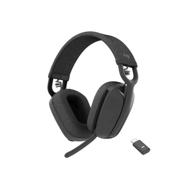 Навушники Logitech Zone Vibe for Business Wireless UC Graphite (981-001199) - фото 1