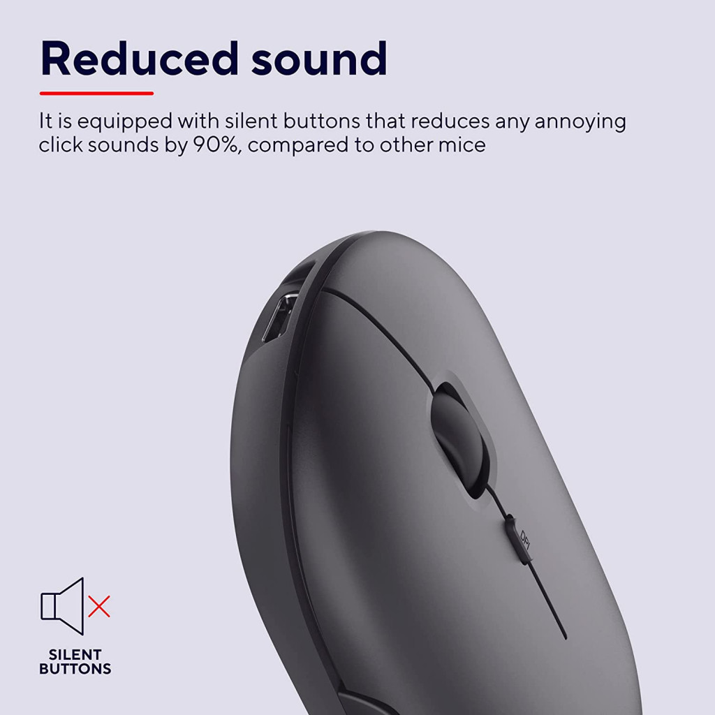 Мишка Trust Puck Wireless/Bluetooth Silent Black (24059) - фото 10 Мишка Trust Puck Wireless/Bluetooth Silent Black (24059) - фото 10