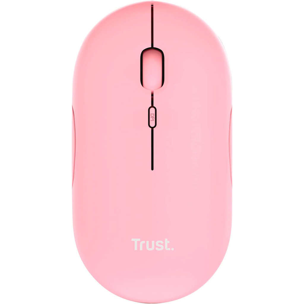 Мишка Trust Puck Wireless/Bluetooth Silent Pink (24125) Мишка Trust Puck Wireless/Bluetooth Silent Pink (24125)