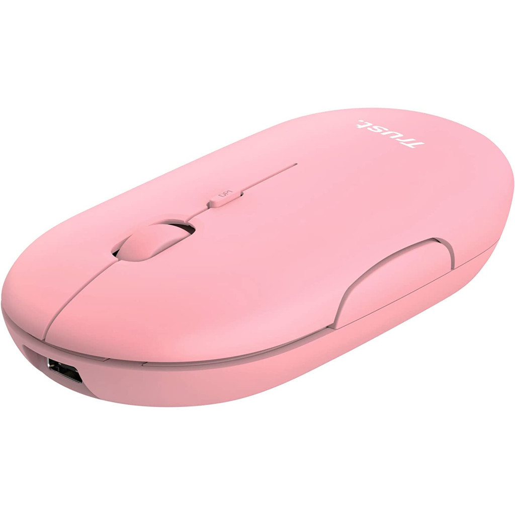 Мишка Trust Puck Wireless/Bluetooth Silent Pink (24125) - фото 3 Мишка Trust Puck Wireless/Bluetooth Silent Pink (24125) - фото 3