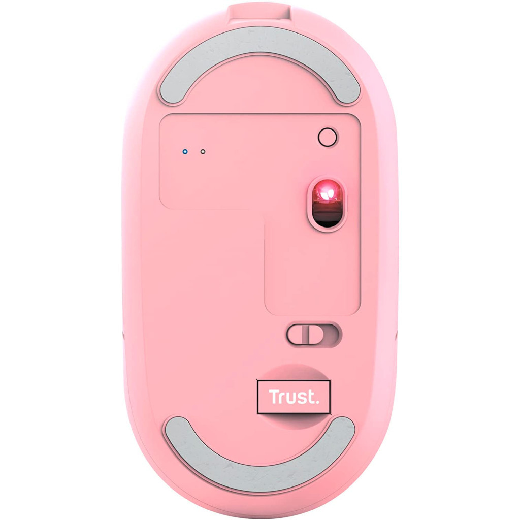Мишка Trust Puck Wireless/Bluetooth Silent Pink (24125) - фото 5 Мишка Trust Puck Wireless/Bluetooth Silent Pink (24125) - фото 5
